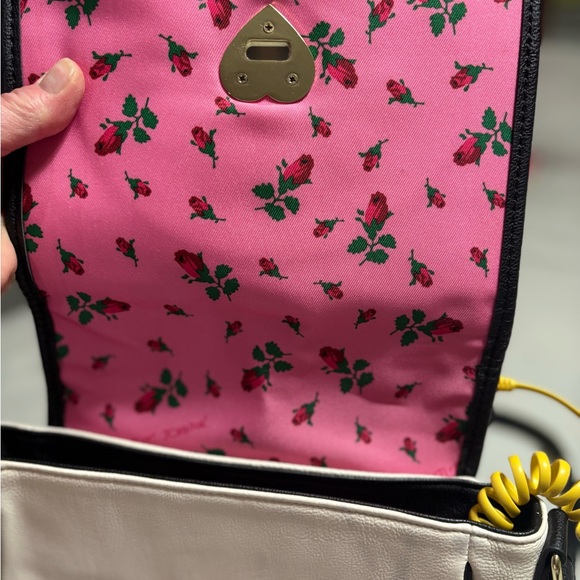 Betsey Johnson White and Yellow Crossbody Bag - Picture 4 of 10